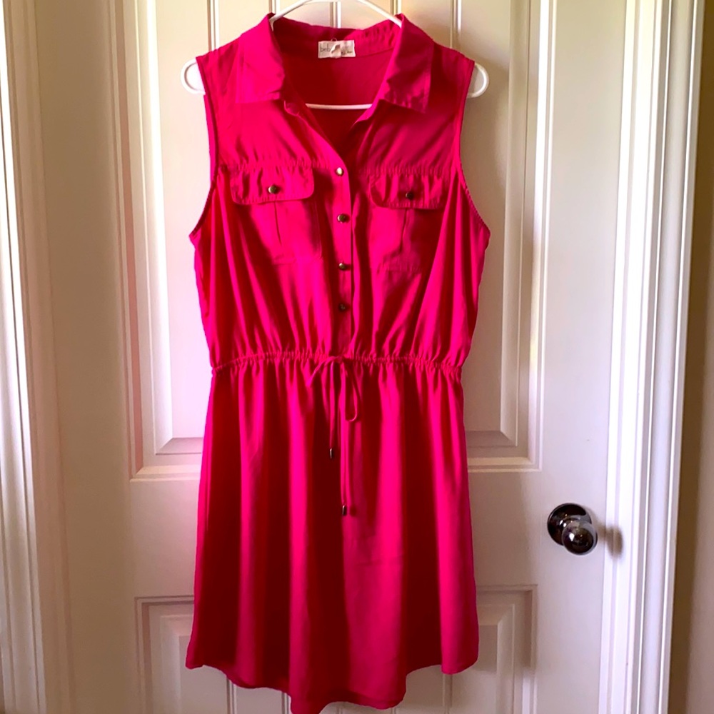 Pink Sleeveless Dress